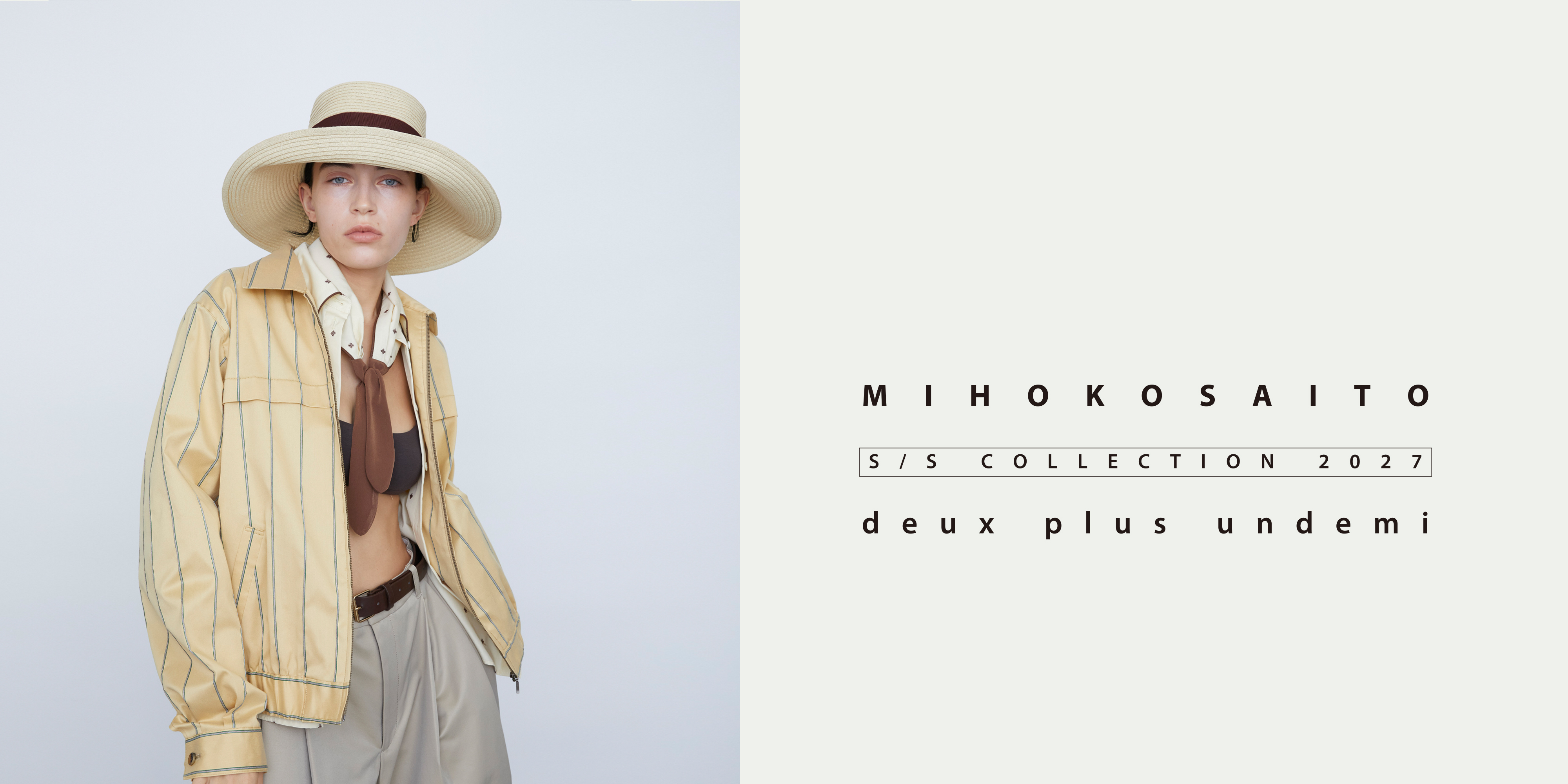 mihokosaito & deux plus undemi 2027 SS